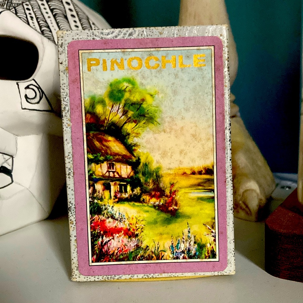 Vintage Pinochle Playing Cards - Imperial Gilt Edge